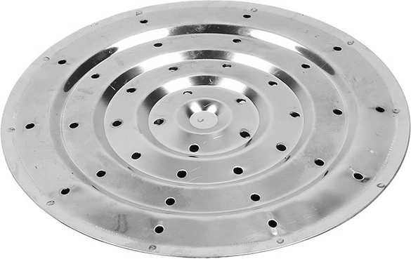 Base de acero inoxidable para quemador de gas 16 cm (pequeña) para estabilizar recipientes pequeños