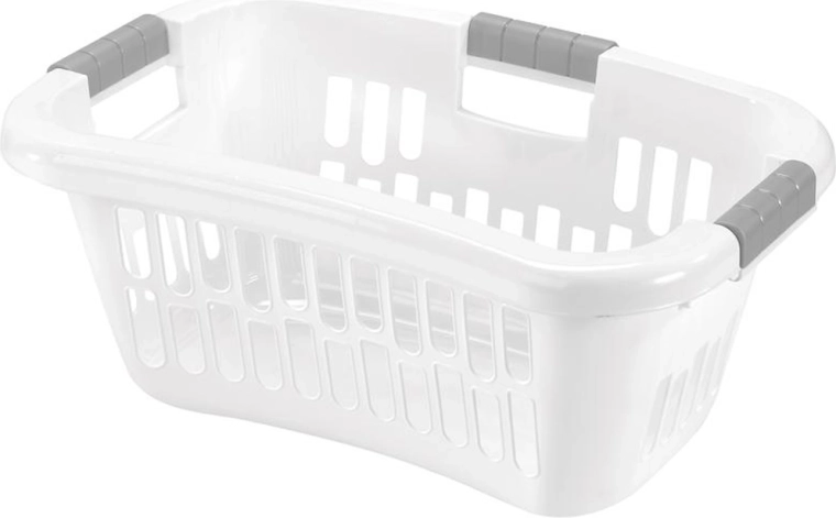 Cesto de plástico para ropa limpia HEIDRUN 58 × 39 × 25 cm