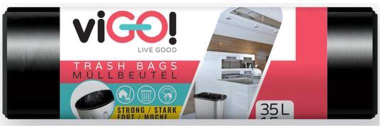 Bolsas de basura 35 l VIGO, 15 uds.