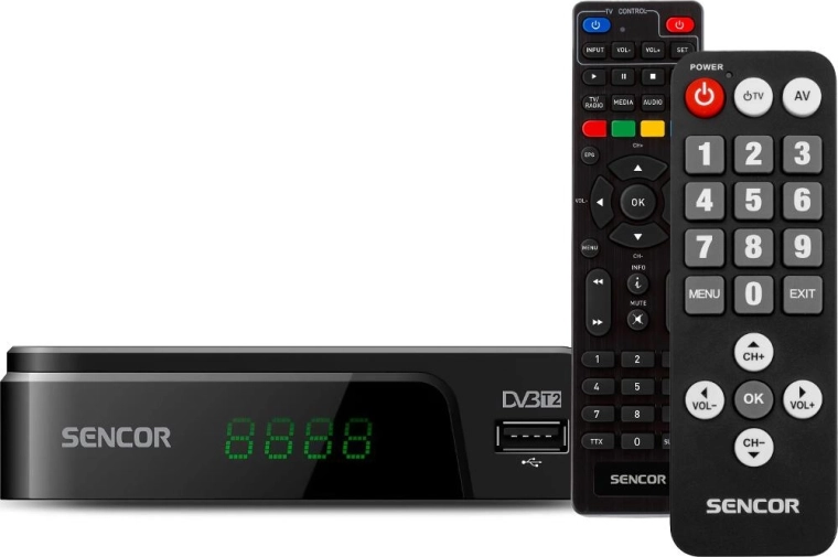Sencor SDB 525T Senior decodificador DVB-T2