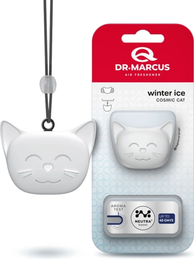 Dr. Marcus Cosmic Cat ambientador para coche Winter Ice