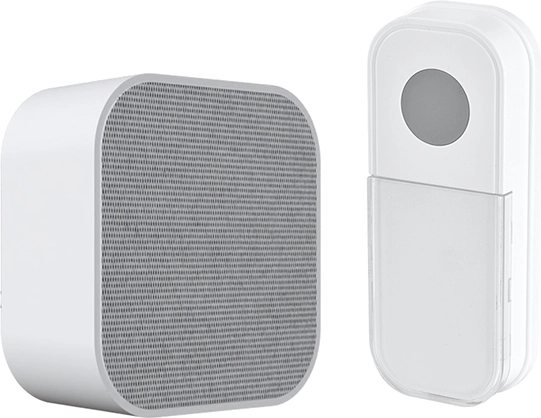 Timbre inalámbrico a pilas Solight con learning code, alcance 180 m, blanco