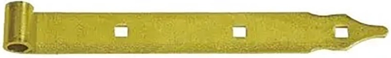 Bisagra de banda 300 × 35 × 4 mm, diámetro del perno 13 mm, galvanizado amarillo
