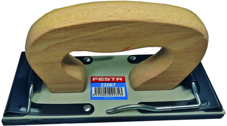 Soporte de madera para papel de lija 170 × 70 mm FESTA