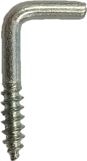 Grapa con rosca para madera 20 × 2,5 mm, galvanizada (600 uds)