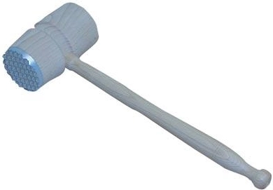 Mazo ablandador de carne de una cara 27 cm de madera y metal