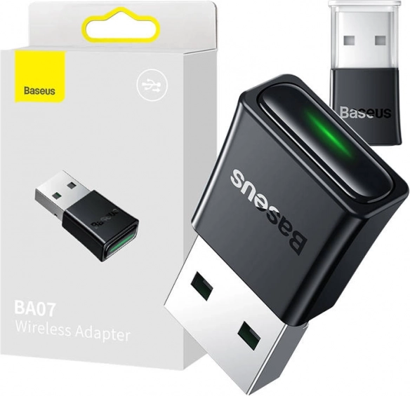 Adaptador USB inalámbrico Baseus negro