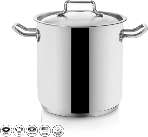 Olla de acero inoxidable STOCK 4,5 l con tapa