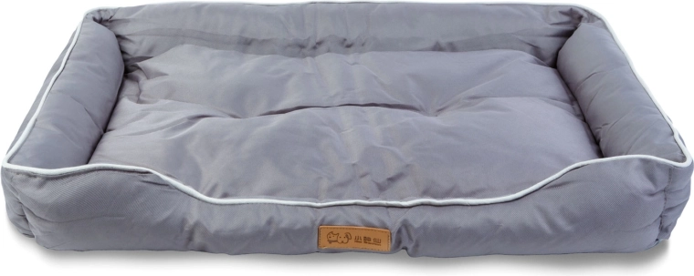 Cama gris para perros 87 × 59 × 13 cm