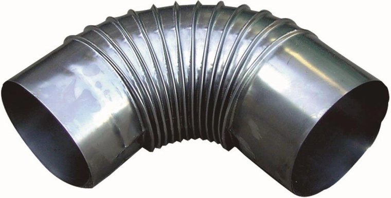 Codo de humos 152 mm