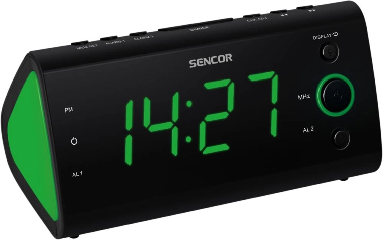 Radio despertador Sencor SRC 170 GN