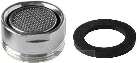 Perlador con rosca exterior 24x1 cromado