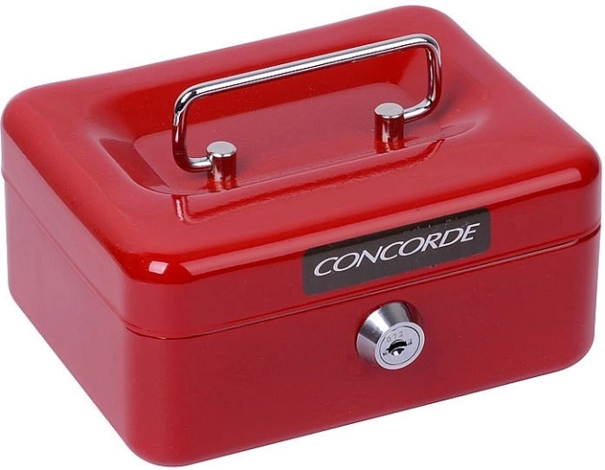 Hucha metálica CONCORDE 11 roja