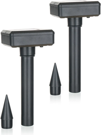 Repelente solar para topos, negro, 2 uds.
