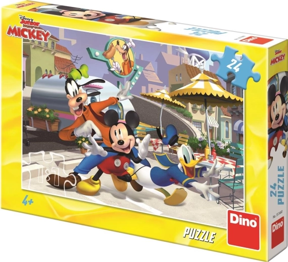Puzzle Dino Mickey y amigos