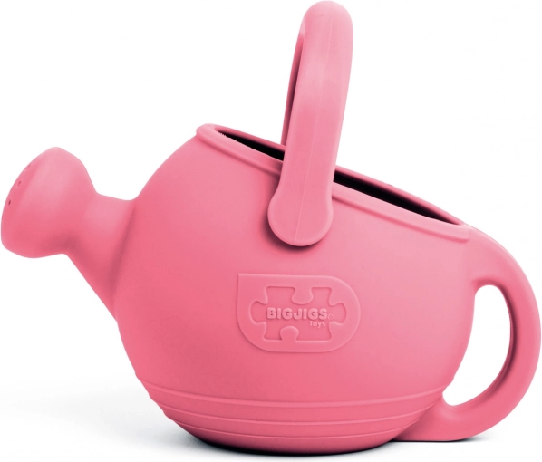 Regadera infantil de silicona Bigjigs Toys – rosa coral