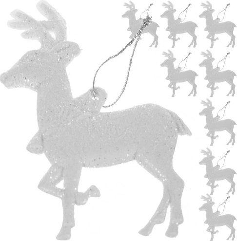 Adornos navideños - juego de renos 9 uds
