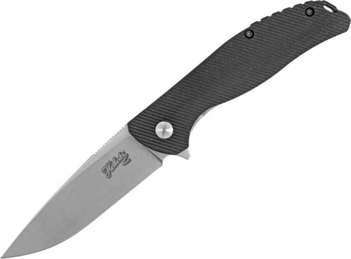 Navaja de bolsillo Herbertz G10 8,5 cm, negra