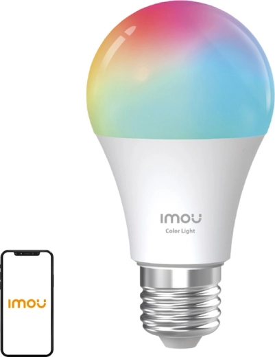 Bombilla LED inteligente IMOU E27 (Matter), 9 W, 806 lm, RGB + CCT