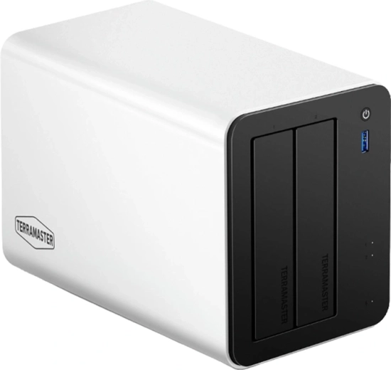 Servidor NAS TerraMaster F2-425 Plus con 2 bahías para discos
