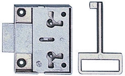 Cerradura para muebles 117/30 con llave, derecha/izquierda