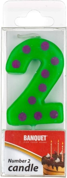 Vela de cumpleaños número 2