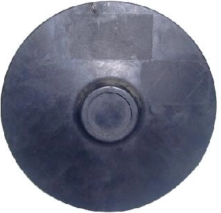 Disco de goma de 124 mm para el esmerilado y pulido de piedras