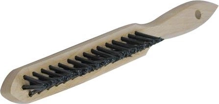 Cepillo manual angular de 3 filas con mango de madera
