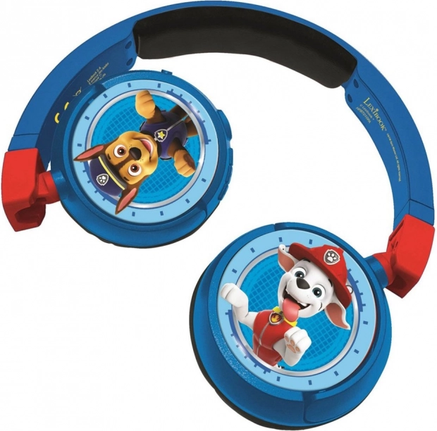 Auriculares infantiles inalámbricos y con cable PAW PATROL, plegables
