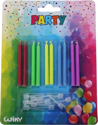 Velas con Llama de Color