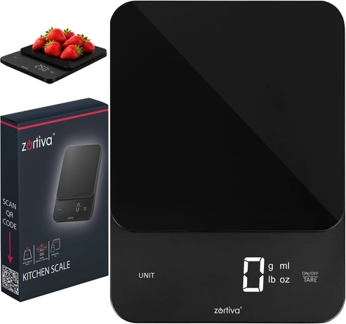 Báscula de cocina electrónica Zortiva de hasta 10 kg