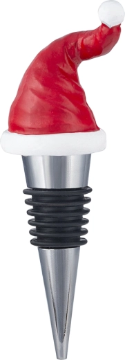 Tapón para vino con forma de gorro de Santa Claus