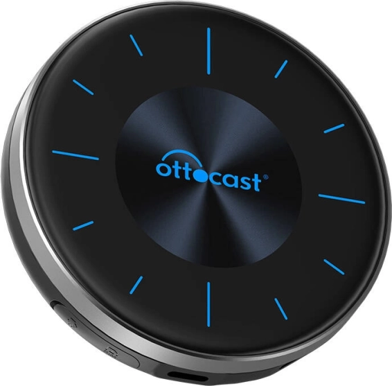 Adaptador Ottocast OtooAiBox P3 con Android 12, HDMI y 4G LTE para Android Auto y CarPlay (negro)