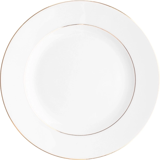MariaPaula clásica línea dorada plato llano 17 cm
