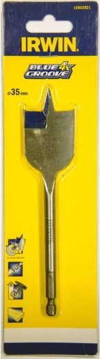Broca plana para madera 35 mm IRWIN Blue Groove