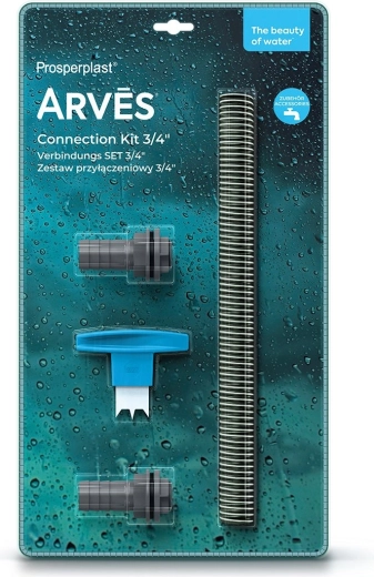 Kit de conexión para depósitos de agua de lluvia 3/4
