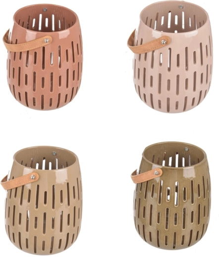Portavelas decorativo de dolomita 20 cm (4 variantes)