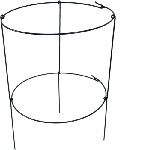 Soporte circular para plantas con dos aros 45 × 90 cm