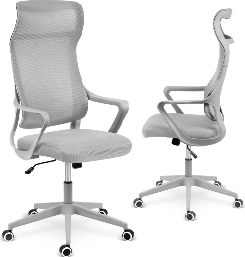 Silla de oficina de micro-malla Sofotel Labi gris
