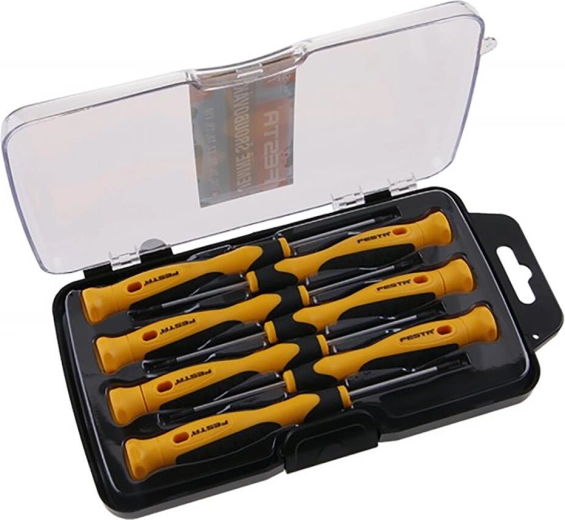 Juego de destornilladores de precisión TORX de 7 piezas CrV con punta magnética