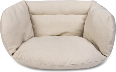 Cojín para silla colgante nido color crudo