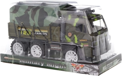 Coche militar con lona de inercia 23 cm