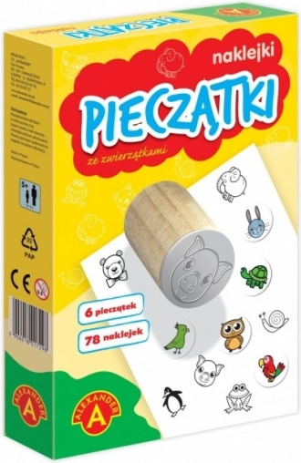Sellos pequeños y pegatinas con animales