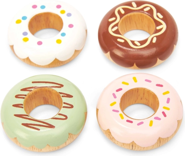 Set de donuts de madera