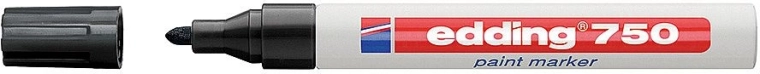Rotulador de pintura Edding 750, negro