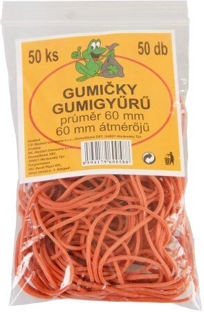 Gomas elásticas 60 mm, paquete de 50 uds