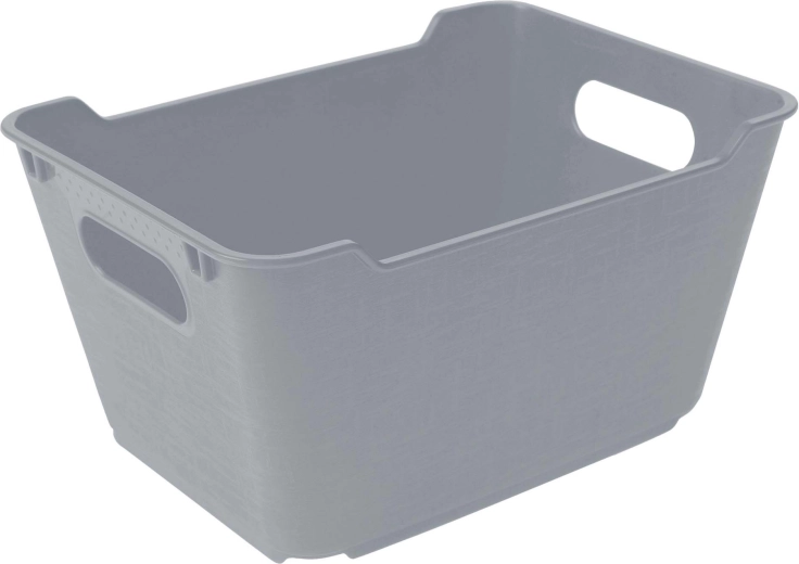 Caja organizadora Lotta de 1,8 l en gris nórdico