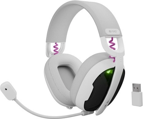 Auriculares gaming inalámbricos FURY Fukiya F6 – blancos