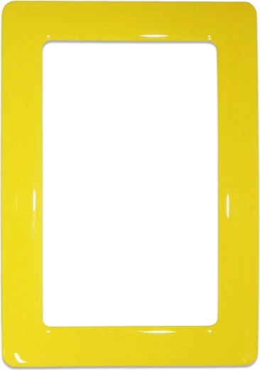 Marco magnético autoadhesivo 13,0 × 8,1 cm – amarillo