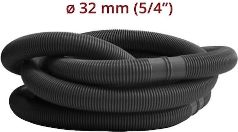 Manguera de piscina por metros 32 mm (5/4") negra – 1 m
